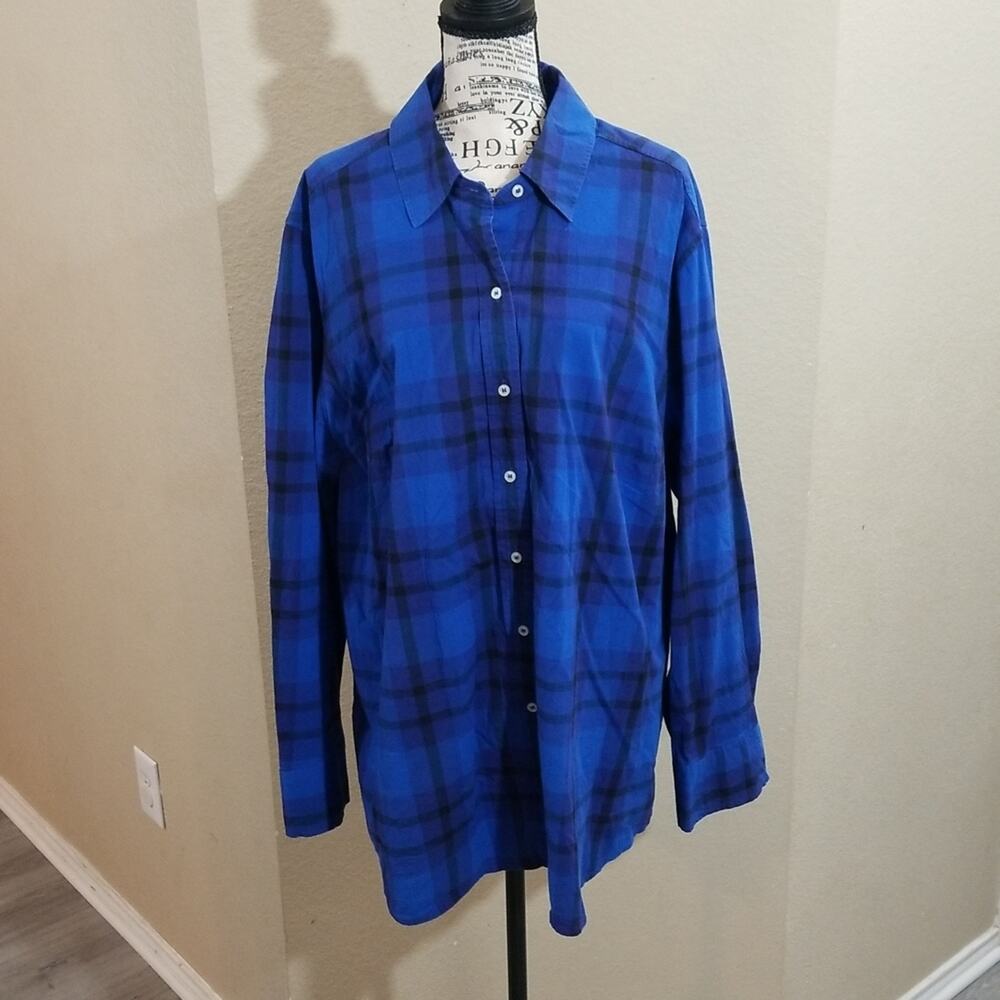 Lane Bryant plaid shirt‎ plus size 22